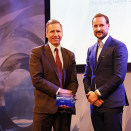 16. - 19. januar: Kronprinsparet deltar på konferansen World Economic Forum i Davos, der Kronprinsen deler ut pris til MBA Polymers for effektiv gjenvinning av plast. Foto: Circular Awards